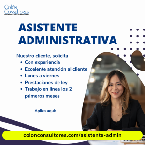 Se Busca Asistente Administrativo y de Atención al Cliente